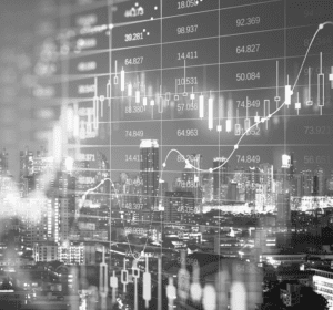 skyline and financial graph